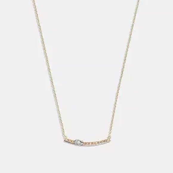 Coach Jewelry - Coach Bar Necklace